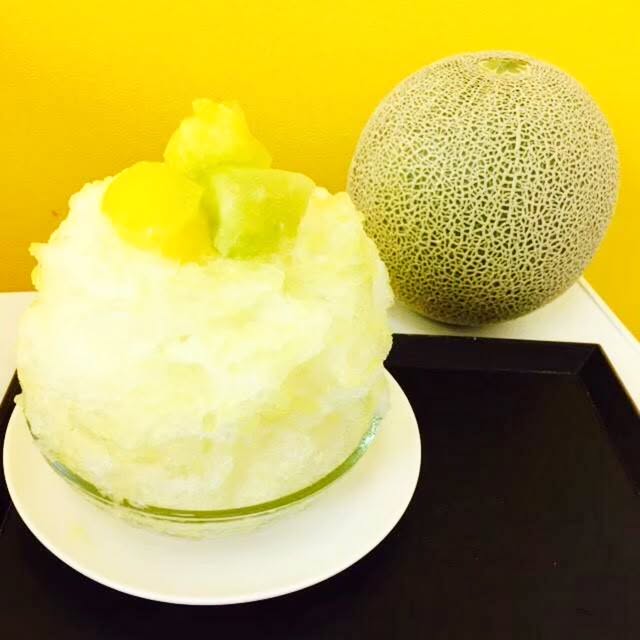 メロンかき氷